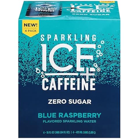 Sparkling Ice® +Caffeine Blue Raspberry 4/16oz Cover
