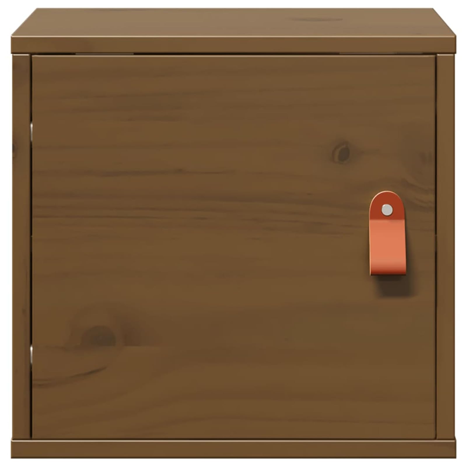 Armoire Murale Marron Miel 31,5x30x30 cm Bois de pin Massif Armoire Industrielle,Armoire De Rangement