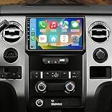 Android 13.0 Double Din Car Stereo - CarPlay Android Auto Audio Multimedia Receiver 9 Inch Touch Screen Car Radio with GPS Bluetooth ＆ Backup Camera for Ford F150 2009-2014