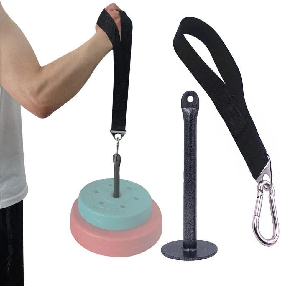 IRIS Arm Wrestling Training Strap Belt Hand Grip Arm Finger Forearm Exerciser Strengthener for Cable Machine and Free Weight-image-30