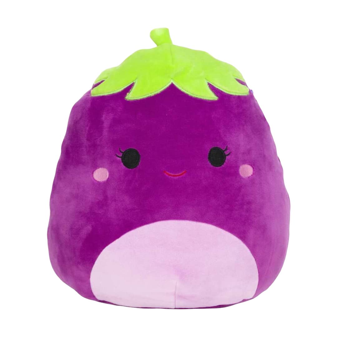 Squishmallows Official Kellytoy 12 Inch Soft Plush Squishy Toy Animals (Glena Eggplant)