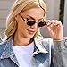RayGaze Retro Oval Sunglasses for Women, Trendy Sun Glasses with UV400 Protection, Fashion Accessories Gift