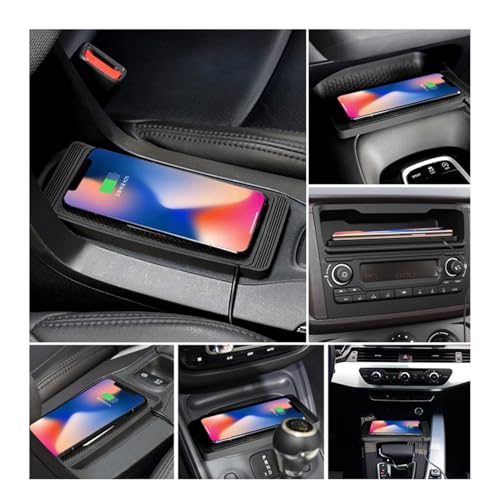 Cargador inalámbrico de coche 15W con alfombrilla inteligente ultradelgada 3