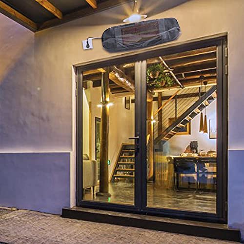 COOSOO Patio Heater Cover Elektrische Heater Cover Wandmontage 420D Oxford Waterdicht Stofdicht Anti-UV Covers voor… - Image 8