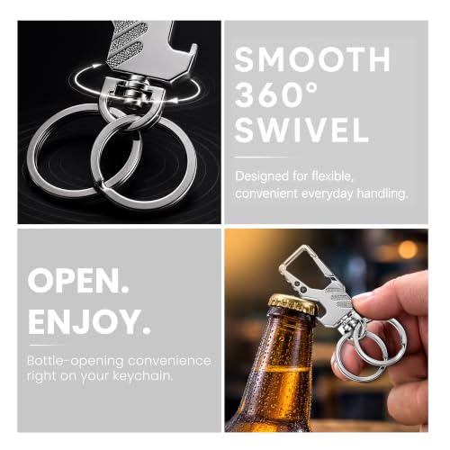 Image of Storite Metal Keychain for Men & Women | Premium Decorative Key Ring | Stylish Key Holder for Car, Bike, Home & Office Keys