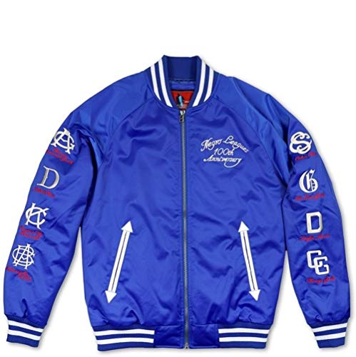NLBM Negro Leagues Centennial Satin Baseball Jacket3