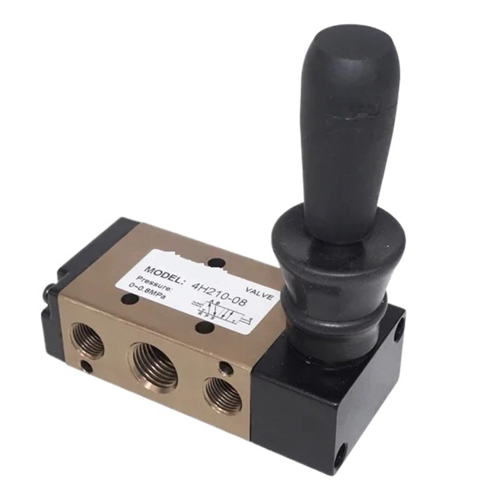 Válvula neumática de 5 vías y 2 posiciones 4H410-15 con acoples rápidos de 8mm para cilindro