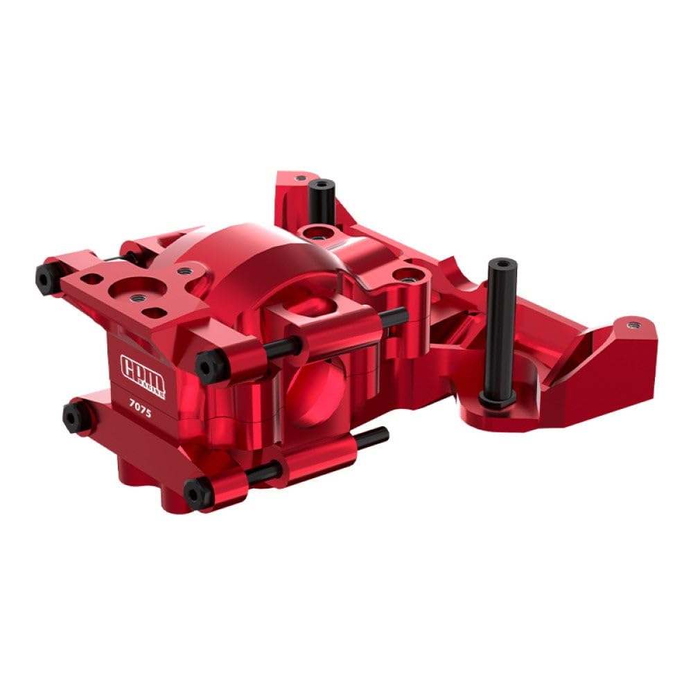 Mozzi anteriori C in lega di alluminio 7075 GPM Racing rosso per Mozzi anteriori C in lega di alluminio 7075 GPM Racing rosso per