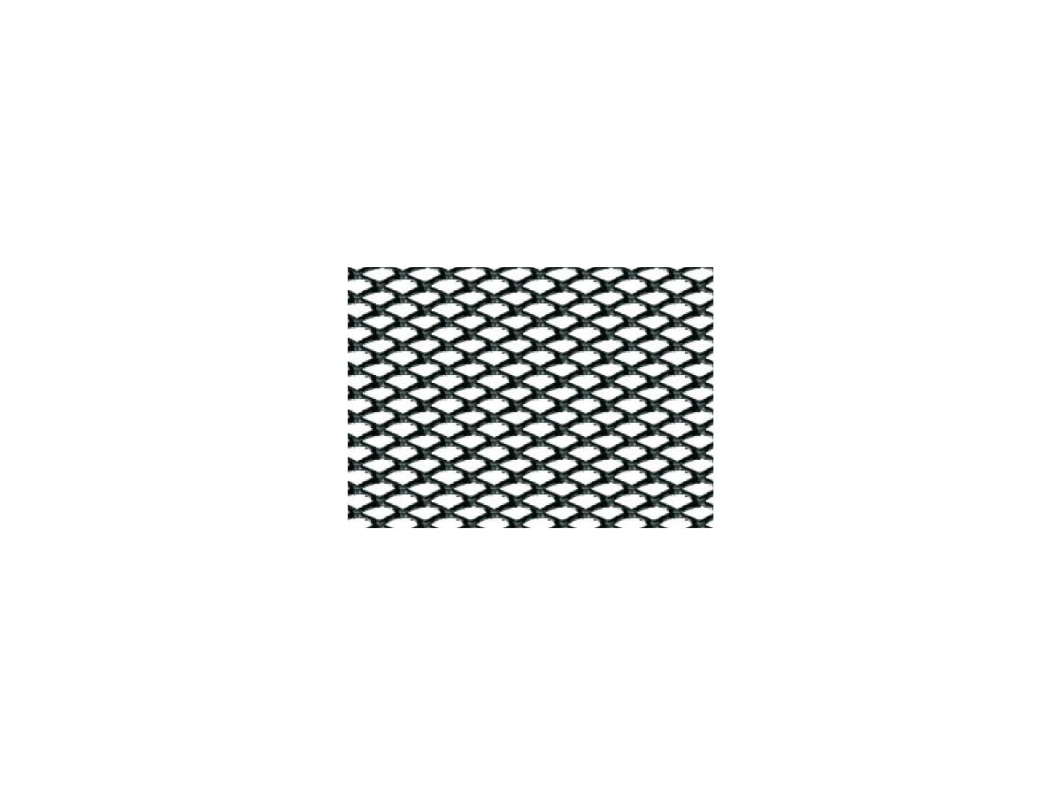 Pilot 04597 Alluminio Racing Grill, Rombo Fine, 2mm x 4mm/120cm x 20cm, Nero