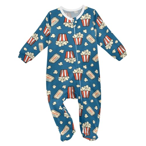 Watermelon Pattern Baby One-Piece Footies Long Sleeve Rompers Paj...