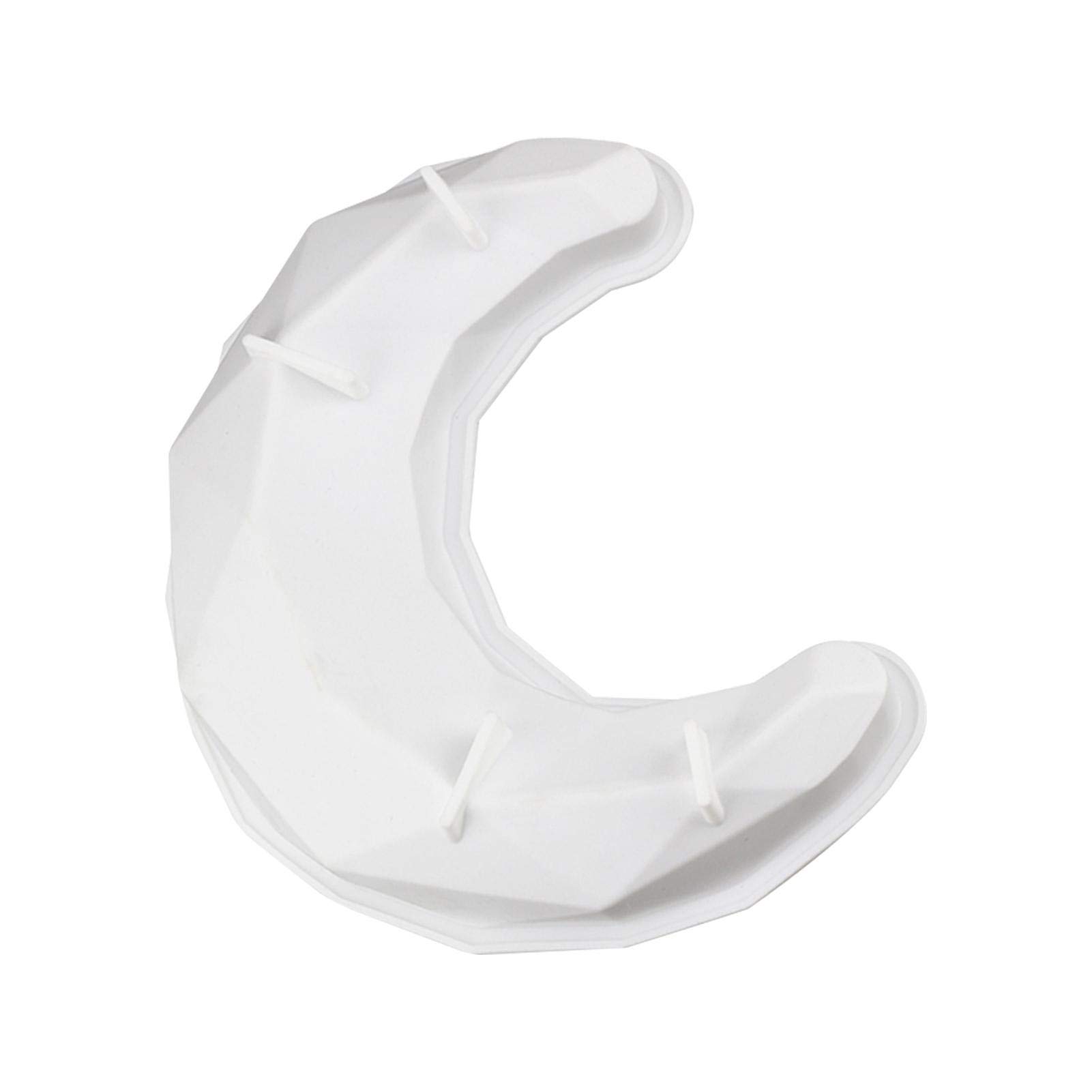 BAOLE Ganmek D Moon Shape Silicone Cake Mold Diamond Crescent Mouse Silicone Mold Moon Shaped Baking Mould Kitchen Bakeware Tools carefully admired