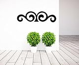 Hommay PVC pegatinas decorativas para pared de nubes ancient clásica de cabecero de cama de encaje patrón sala de estar decoración para el hogar resistente al agua papel pintado mural art dodoskinz 26,4 cm