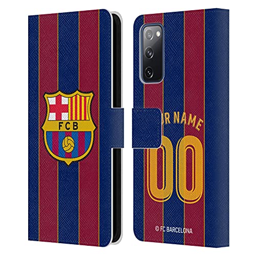 Coque Samsung Galaxy S20 FE 5G FC Barcelona personnalisé étui portefeuille cuir