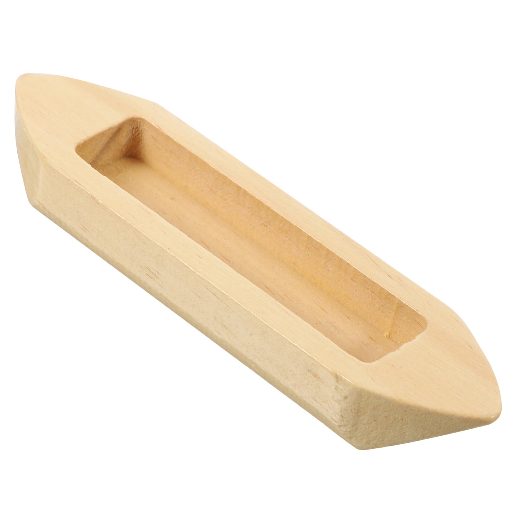 Amosfun Canoe Model Unpainted Craft Decor Wooden Boat Ornament for Office Home Realistic Desktop Crafts Decoration DIY Fun for Living Study