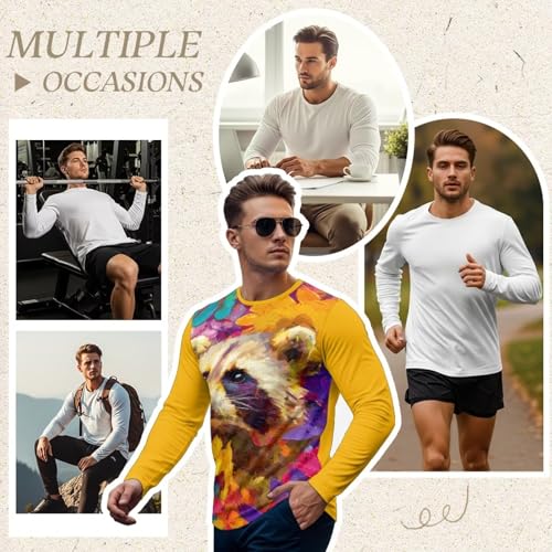 Long Sleeve T-Shirt for Men Pullover Shirt3