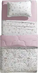 Edredom Mundo Kids Malha antim - Jardim Mágico - Solteiro