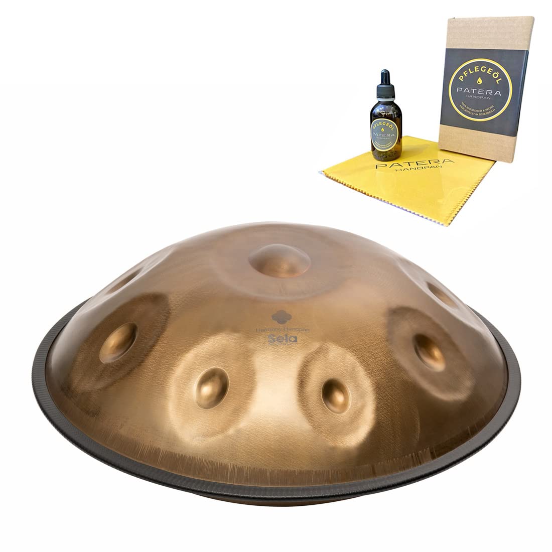 Sela SE207 Harmony Handpan C# Stainless Steel + olejek do pielęgnacji Patera