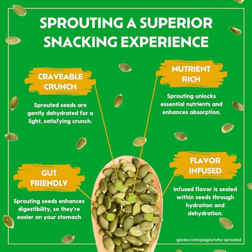 Go Raw , Sprouted Pumpkin and Sunflower Seed Mix| Keto | Vegan | Gluten Free Snacks | Organic | Superfood (Packaging May Vary), 14 oz(Single) (71450-64157), .0 Oz, Unsalted Mix 1 Pound 16.0 Ounce - Image 5