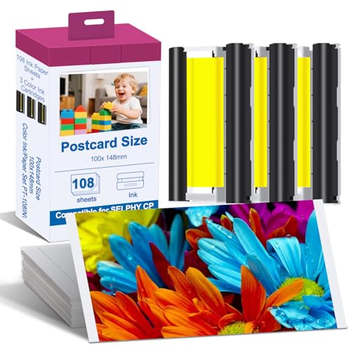 INKONSJOY Ink Cassette and 108 Sheets