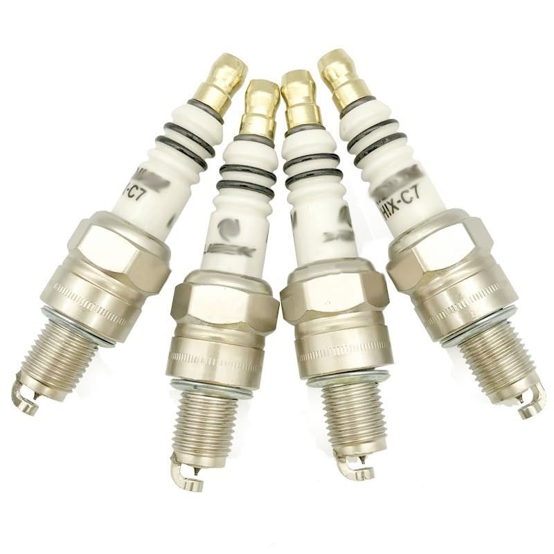 4 unids vórtice iridium bujía hix-c7 / ajuste para U22FSZU Z7G CR7HIX CR7HSA C7HSA CR7HGP IUF20 J4520 IUF22 Bujia CR6HIX CR6HSA IUF20 Bujía de motor