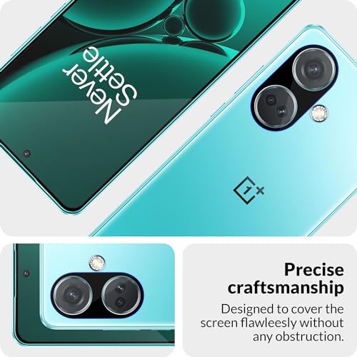 Image of FIRST MART Tempered Glass for Oneplus Nord CE 3 with Black Camera Lens Protector & Installation Kit | HD Clear, Edge-to-Edge, Scratch Resistant, Case-Friendly | Pack of 1