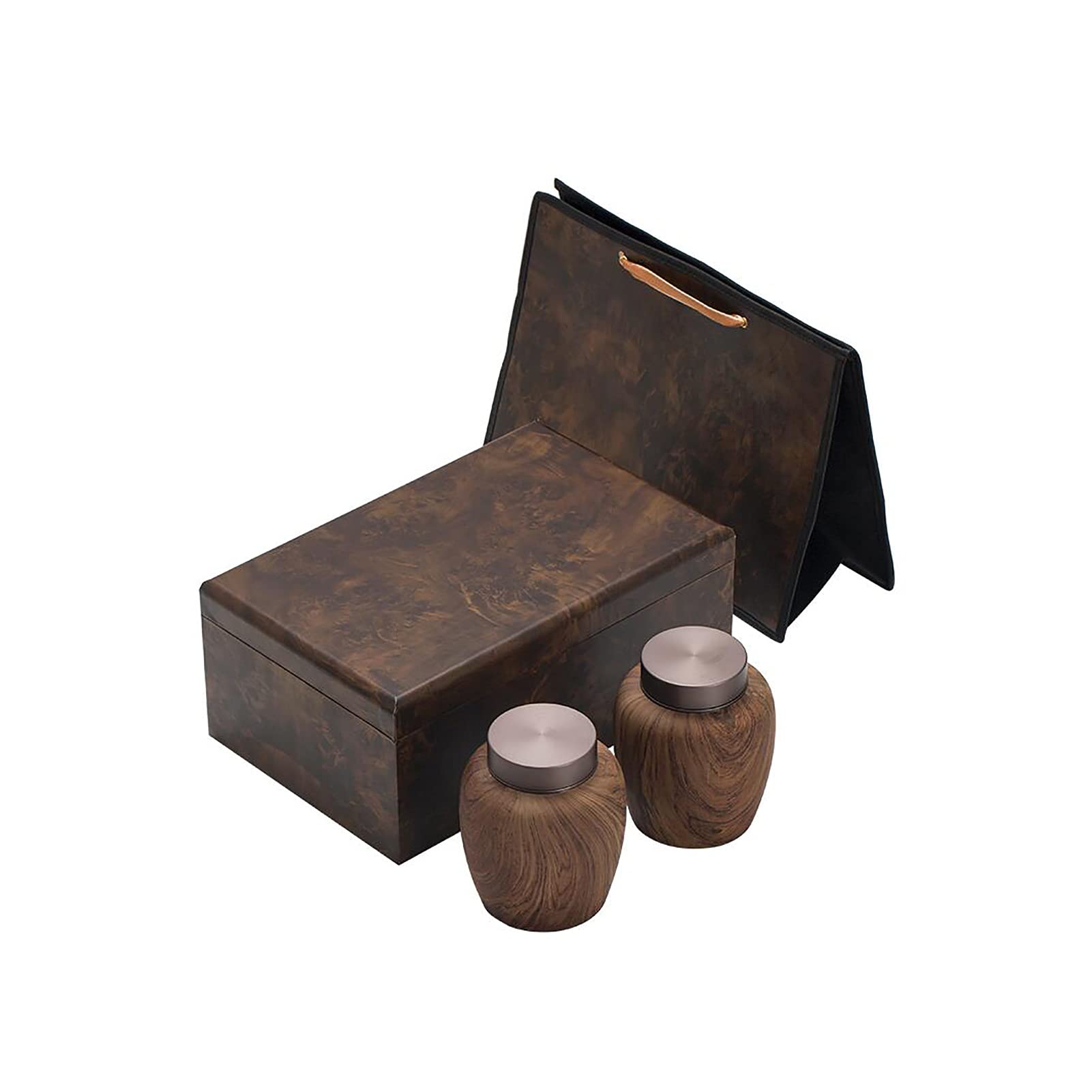 Amazon Liutian セラミックティー缶 包装箱 創造的な木製の穀物密封缶 家庭用収納箱 ハイエンドの空のギフトボックス 保存容器 キャニスター オンライン通販