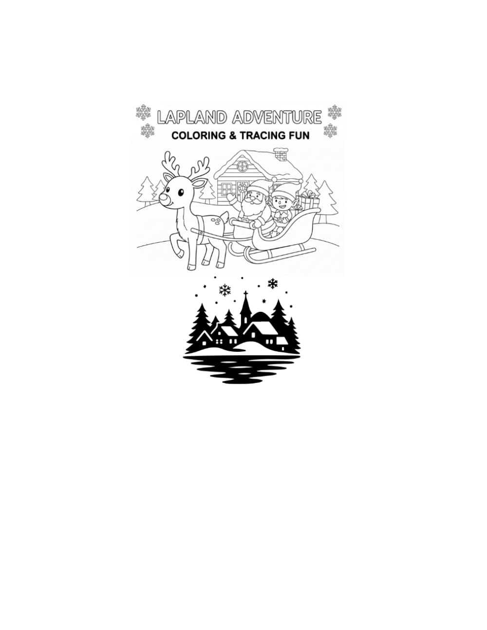 Lapland Adventure: Winter Activity Book for Kids 3-6
