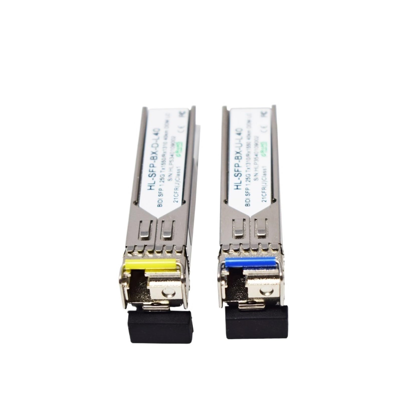 Équipement fibre optique 1,25 G SFP 40 km émetteur-récepteur 1310/1550 LC connecteur simple (1 paire)
