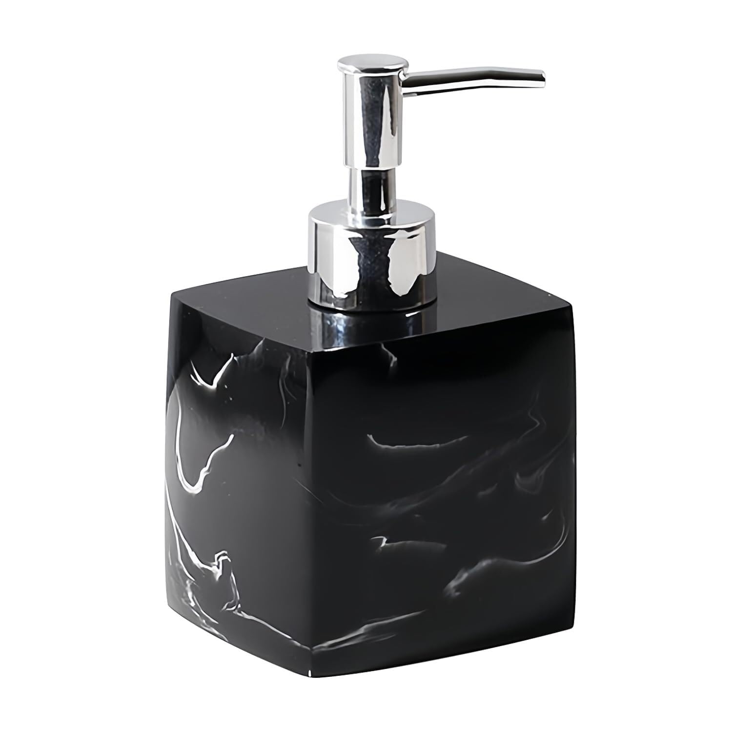 Yofab Black Countertop Ceramic Soap Dispenser With Pump For Barthroom Kitchen Vintage Bathroom Decor(,400Ml)