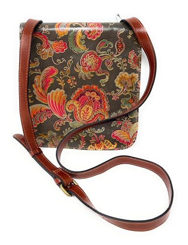 Patricia Nash Leather Granada Crossbody, Vintage Italian