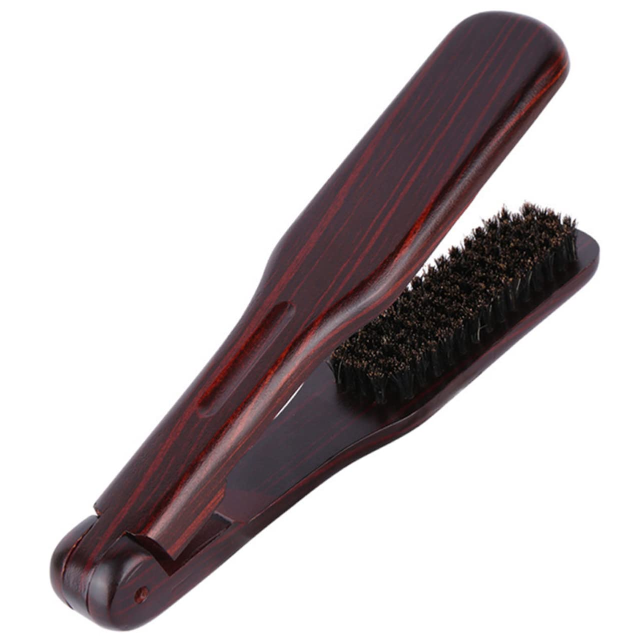 FRCOLOR 5 peines de raíles para peinar el cabello, alisador de pelo, cepillo alisador de pelo, peine de peinado para hombres, peines, plancha de pelo con cerdas de madera
