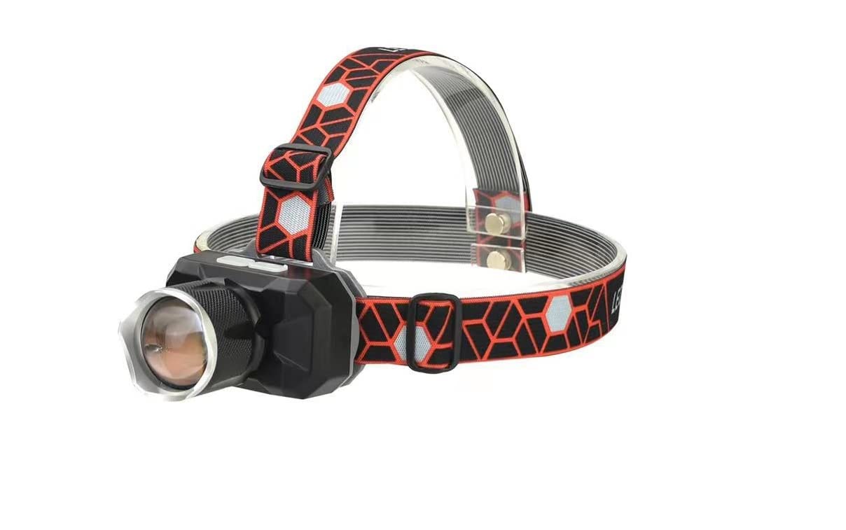 ShopComfort™ Rechargeable Powerful USB Charging Headlamp with Two Batteries Zoom in Zoom Out Function for Walking, Camping, Cycling, Trekking Engineering-image-26