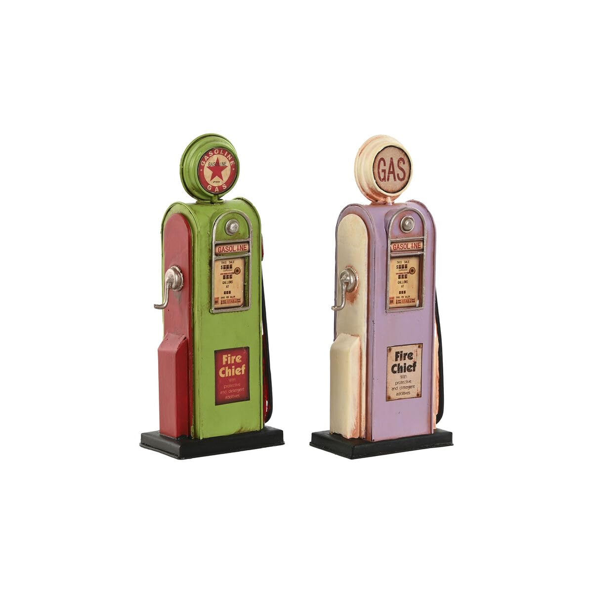 Figurine décorative Magenta Pistache Vintage 7x4x17 cm lot de 2