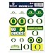 Wincraft NCAA University of Oregon Vinyl Sticker Sheet, 5