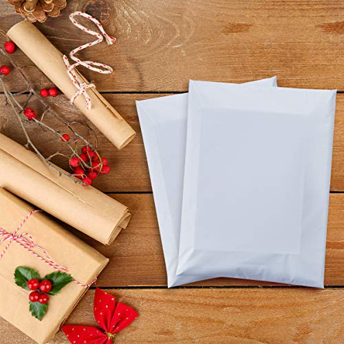 Image of UCGOU Poly Mailers 7.5x10.5 Inch White 100 Pack Shipping Bags Strong Thick Mailing Envelopes Self Sealing Adhesive Waterproof and Tear Proof Boutique Packaging Postal for Clothing