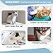 Bonaweite Cat Recovery Suit, Cat Onesie for Cats After Surgery, Cat Surgical Recovery Suit Male Female Neuter, Cat Pajamas Body Suit Post Surgery, Kitten Spay E-Collar Cone Alternative Anxiety Vest