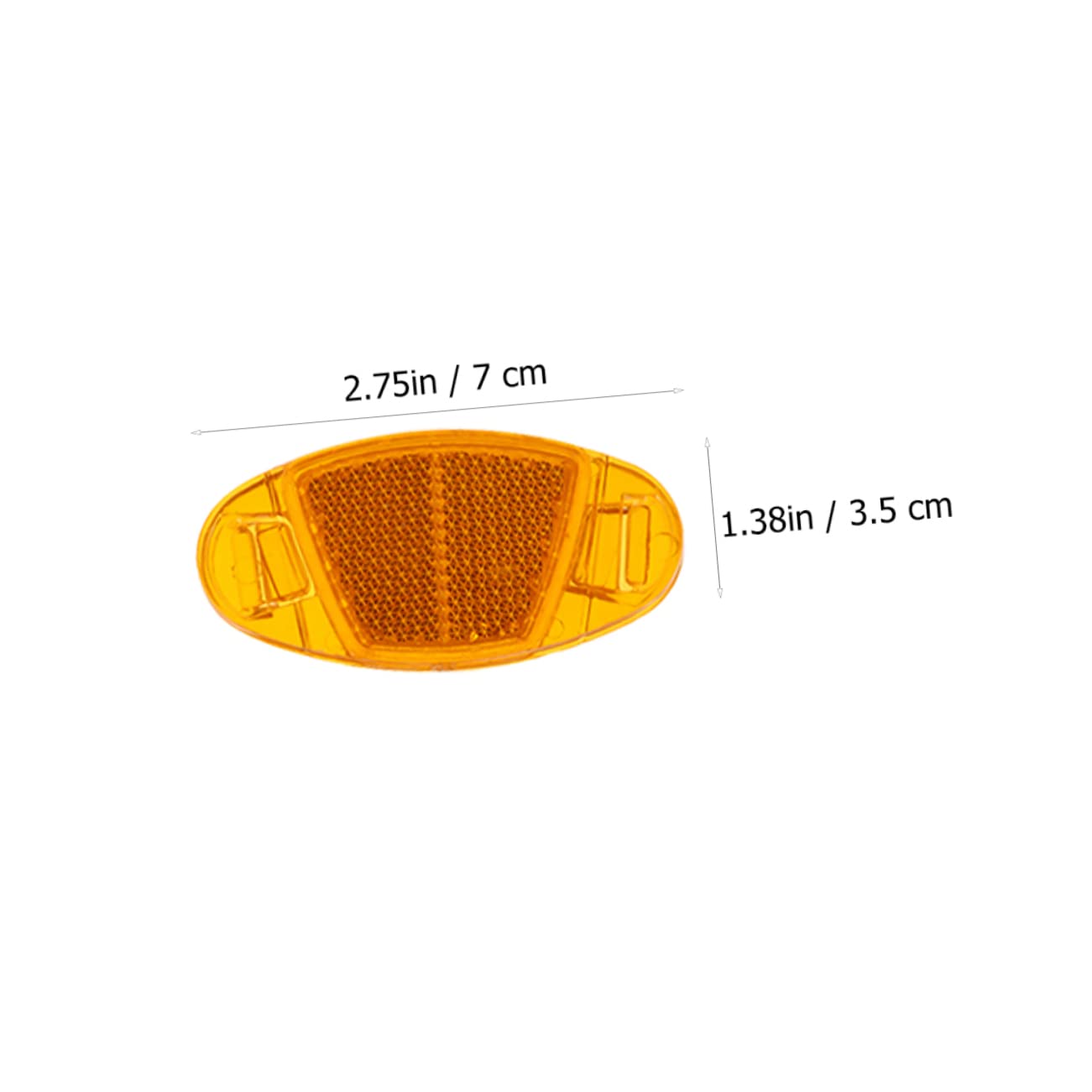 HEMOTON Bike Safety Reflectors Set 16pcs Spoke Reflective Lights Bright Rear Wheel Rim Lights for Night Riding