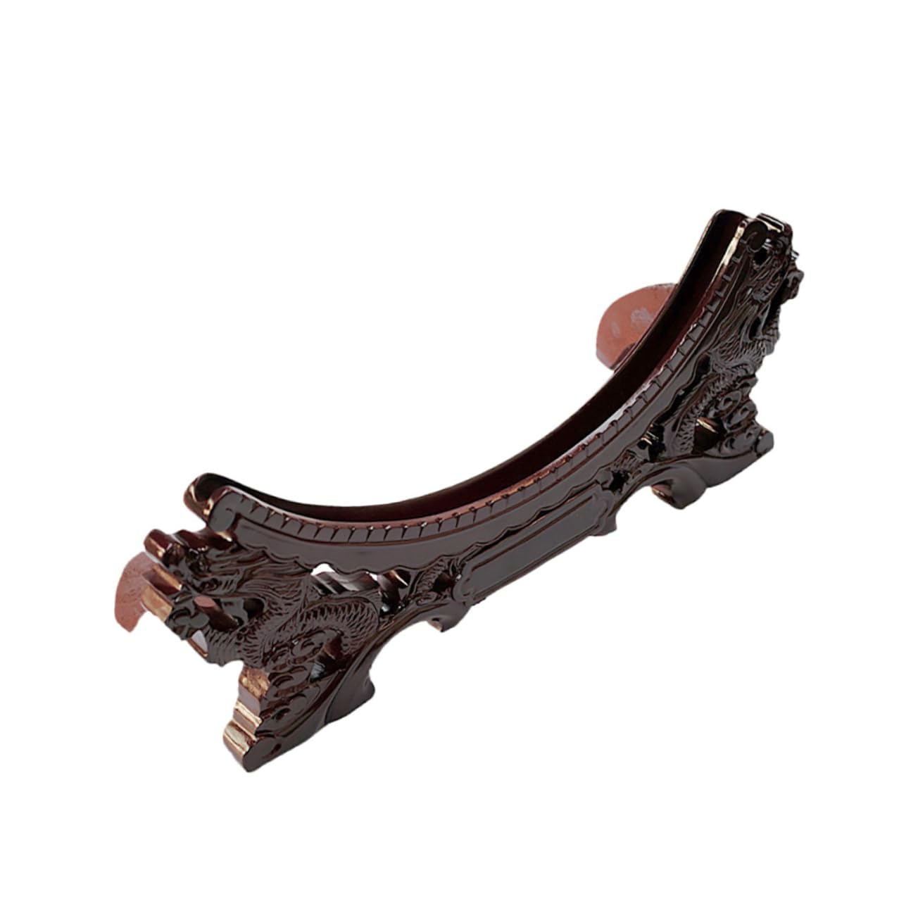 Gatuida 4piezas Soporte De Exhibición De Platos De Dragón Tradicional De Madera Soporte Decorativo Para Platos Para Mostrar