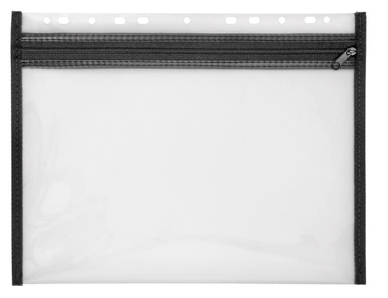 VELOFLEX A435408 Document Case with Zip, Pack of 2, DIN A4, Filable, Black, Velobag XS, Zip Pocket - Image 2