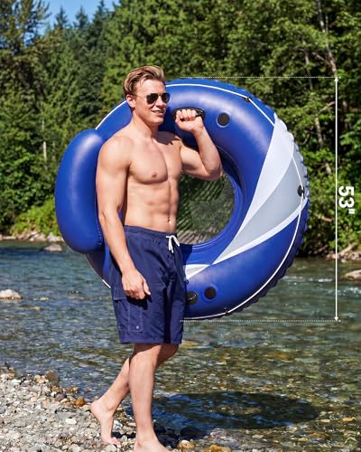 Tubes de rivière pour adulte x 130 cm grande bouée de flottaison eau - 2