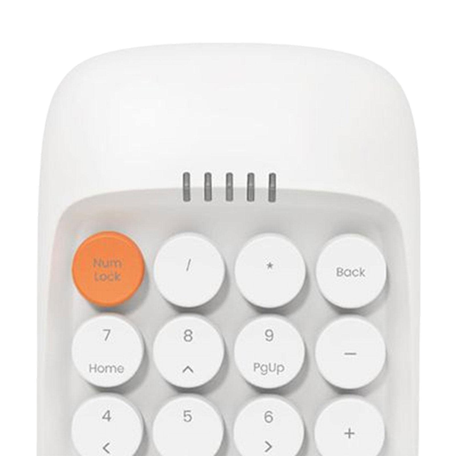 SECRET DESIRE SDR Laptop Number Keyboard for Laptop Rechargeable Accounting 2.4G Number Keypad White-image-43