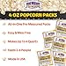 4oz Popcorn Machine Popcorn Packets - All-in-One Movie Theater Style Popcorn Kernels, Salt, and Oil Packs by Great Northern Popcorn (24 Case)