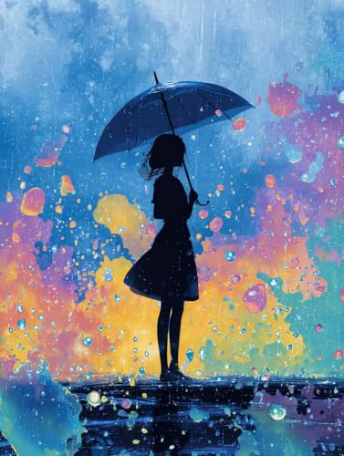 Pintura por numeros adultos para tardes de manualidades creativas con lienzos de 50x70cm