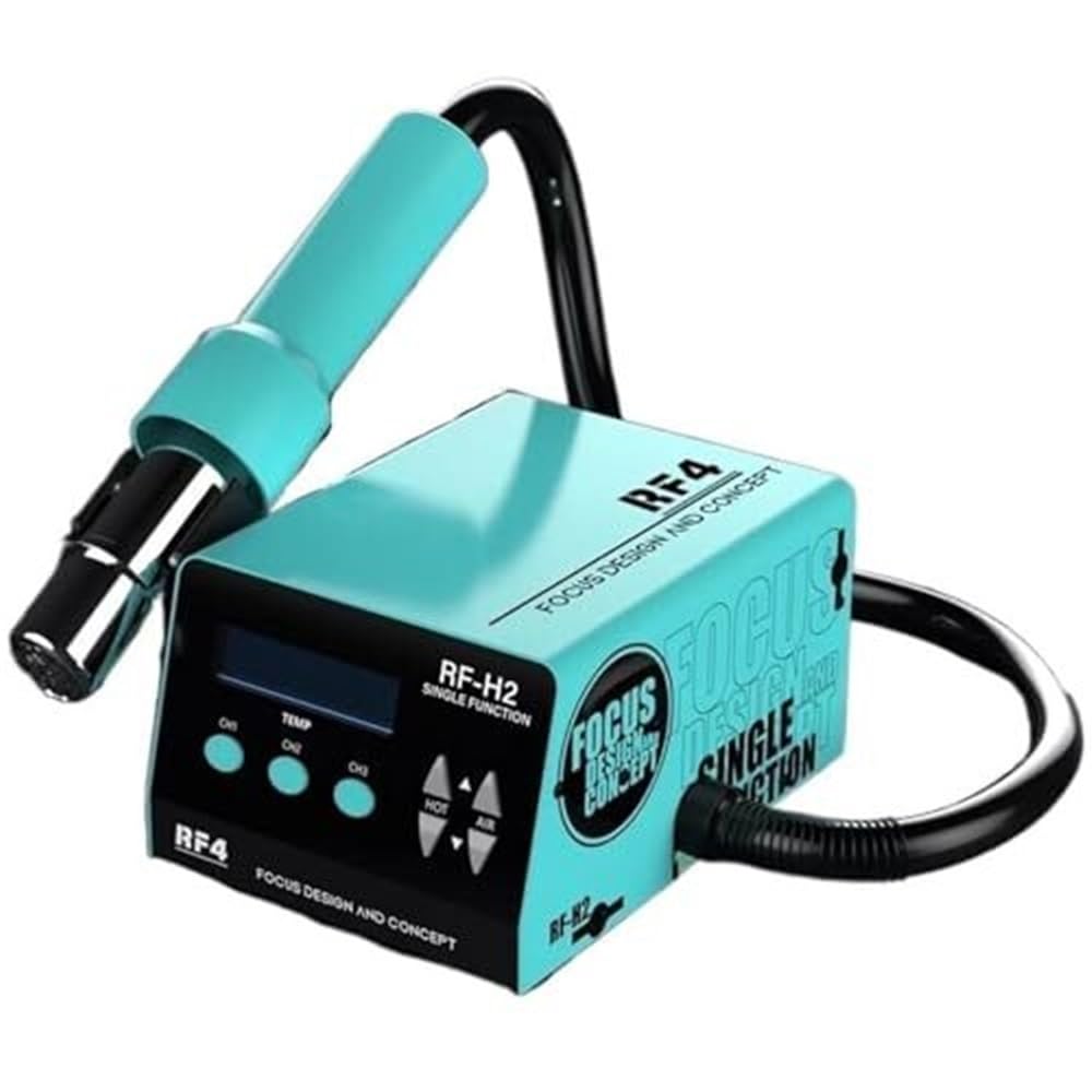 Pistola ad aria calda, stazione di dissaldatura e saldatura da 100 W, strumento digitale di rilavorazione per manutenzione e riparazione elettronica