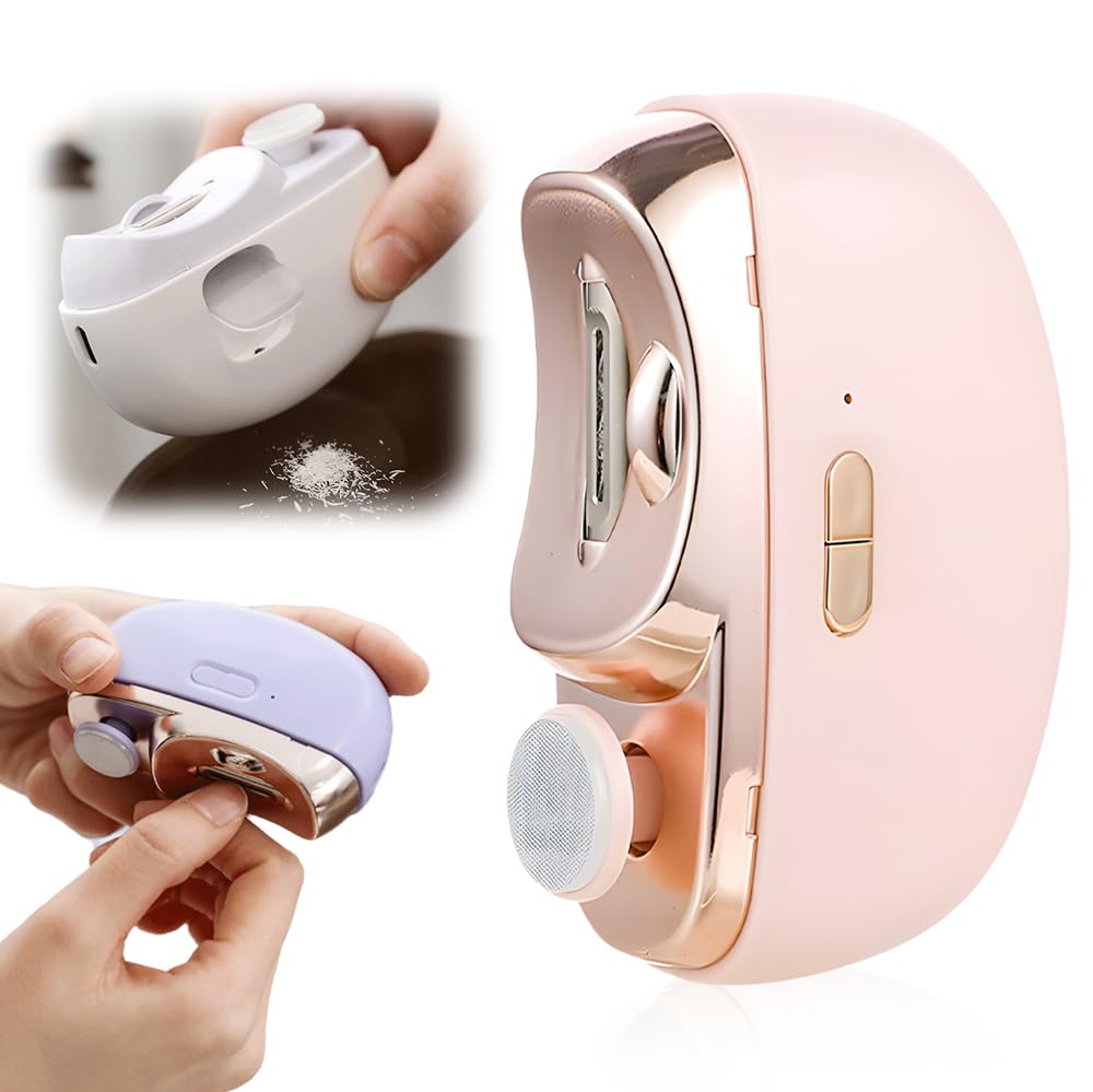 3 in 1 Automatic Electric Nail Clipper with Polishing 2026 New Electric Nail Trimmer Two-Speed Adjustment Electric Toe