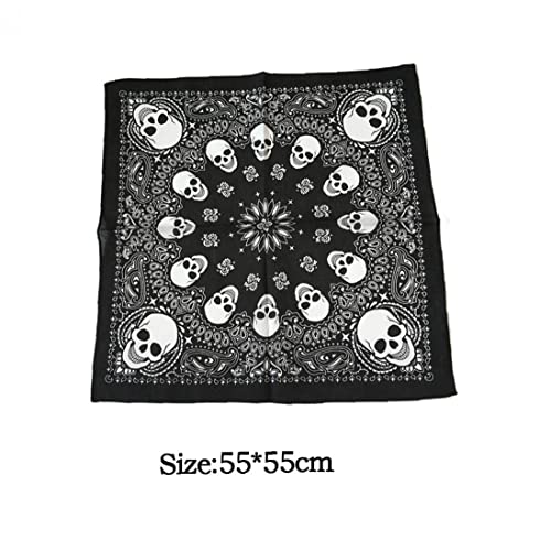 Cotton Head Scarves Large Hip Hop Head Scarf Beach Hair Bandanas Cotton Hair Accessories for Women Men4
