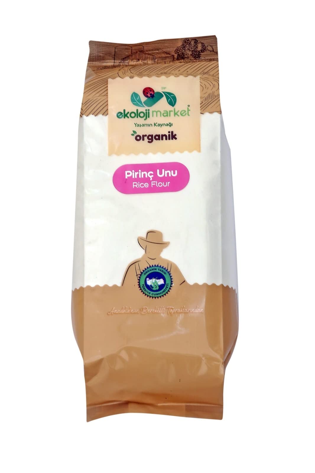 Ekoloji Market Organik Pirinç Unu 750 Gr