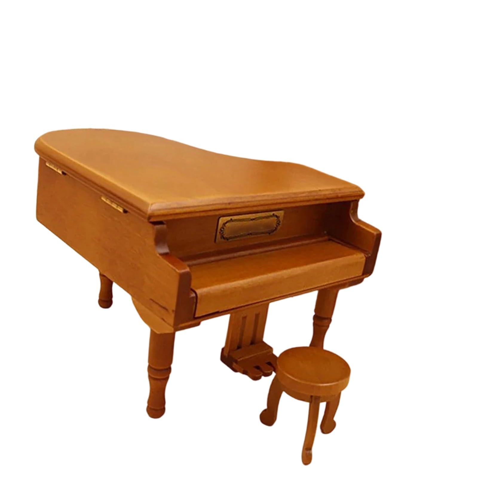 Ozdoby na instrumenty muzyczne Miniaturowy model fortepianu koncertowego z ozdobami instrumentów muzycznych(Light brown)