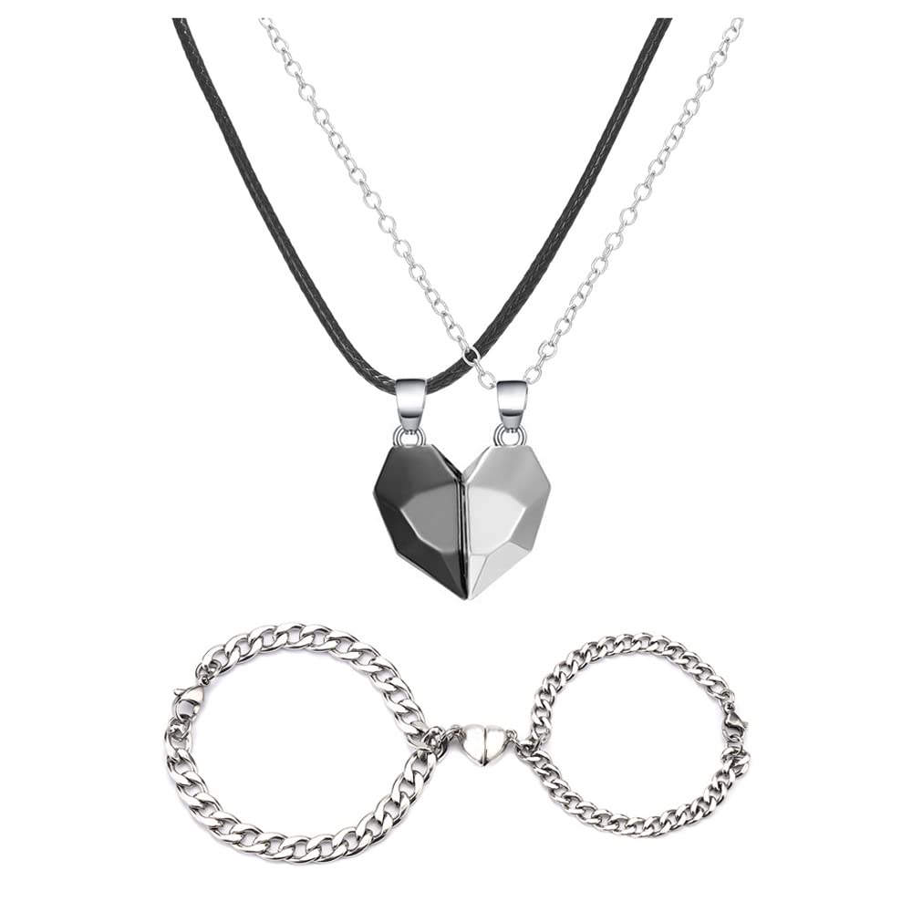 MARJORAM ネックレス&ハートリング　セット♡ Amazon.co.jp: カップル用AYマグネットハートネックレス2個磁気