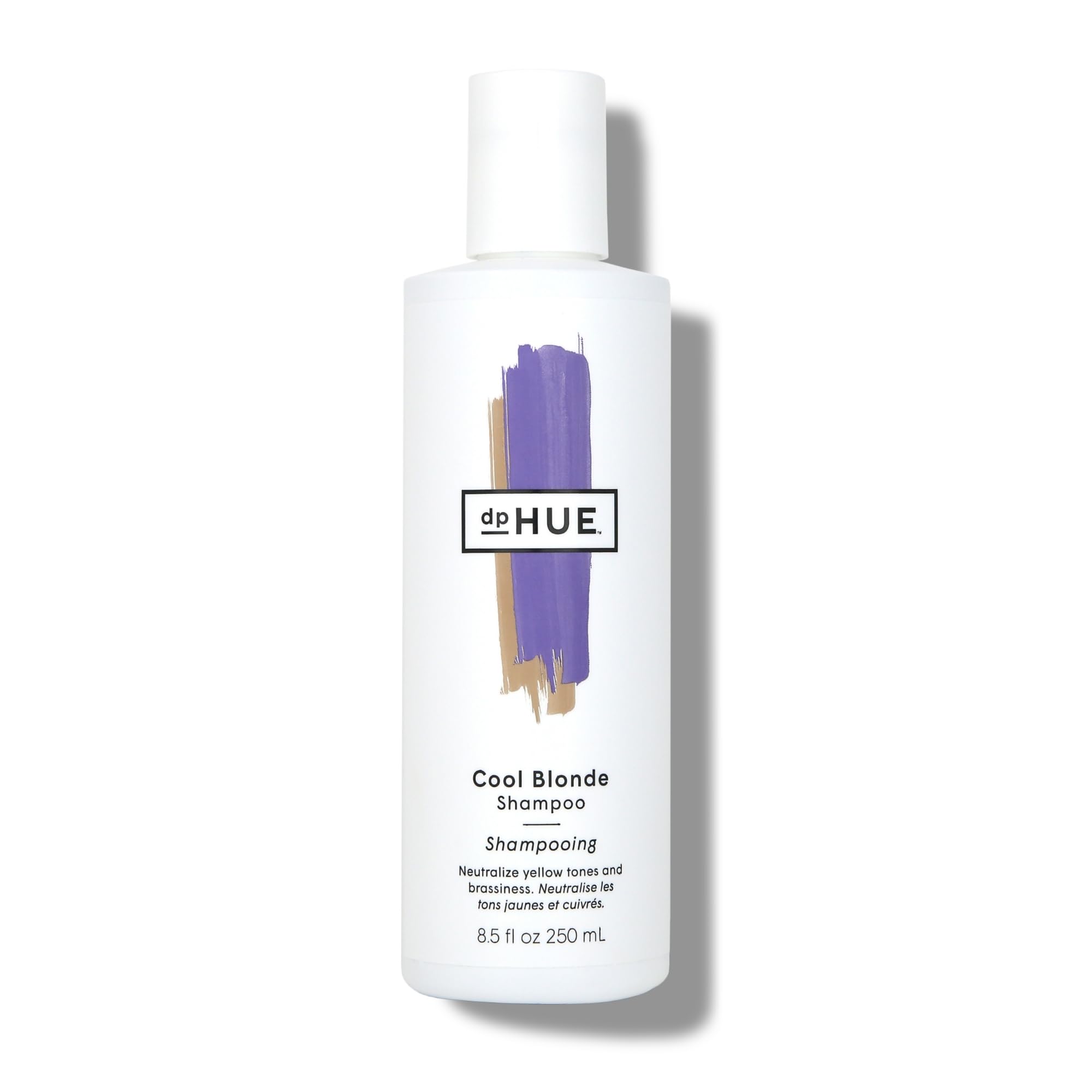 dpHUE Cool Blonde Shampoo, 8.5 oz, Purple Pigments Neutralize Unwanted Yellow, Brassy Hair Tones, Color Safe, Paraben